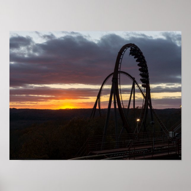 Poster Coucher de soleil (Devant)