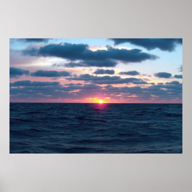 Poster Coucher de soleil (Devant)