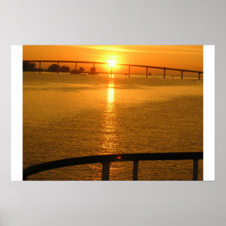 Poster coucher de soleil