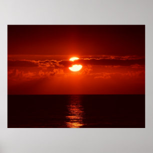 Poster coucher de soleil-205717 coucher de soleil, nuages