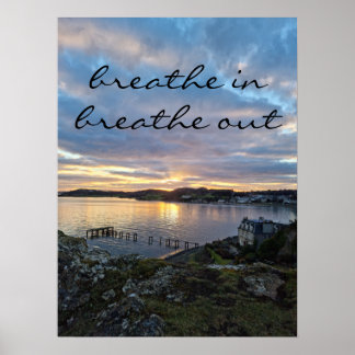 Poster Coucher de soleil à Aberdour