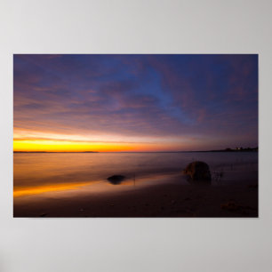 Poster Coucher de soleil à Elk Rapids, Michigan