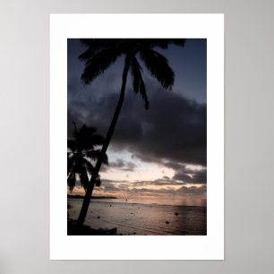 Poster Coucher de soleil à Guam