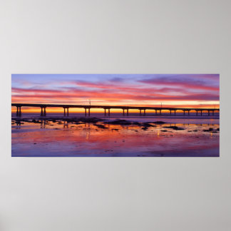 Poster Coucher de soleil à Ocean Beach -2006