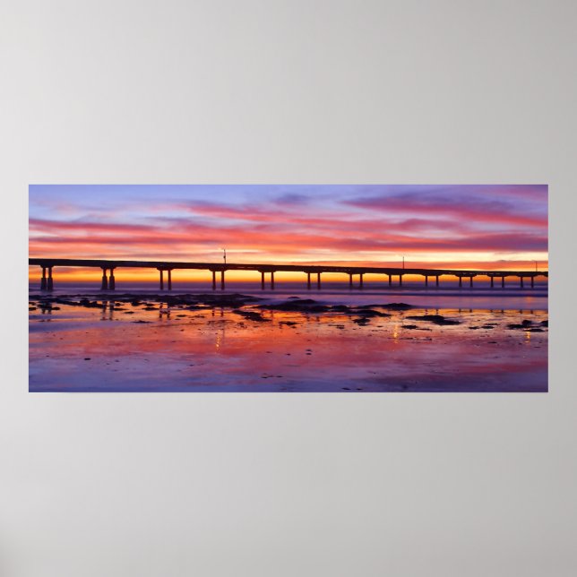 Poster Coucher de soleil à Ocean Beach -2006 (Devant)
