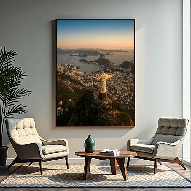 Poster Coucher de soleil à Rio de Janeiro (Créateur téléchargé)