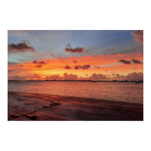 Coucher de soleil à Simpson Bay