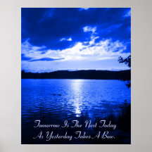 Coucher de soleil bleu 2