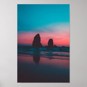 Poster Coucher de soleil Cotton Candy