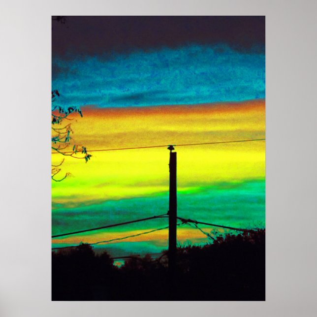 Poster Coucher de soleil d'Apocalypse (Devant)