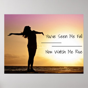 Poster Coucher de soleil de automne de You Me Seen Me Fal