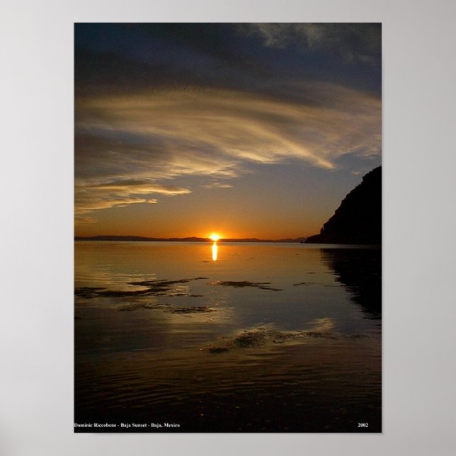 Poster Coucher de soleil de Baja (Devant)