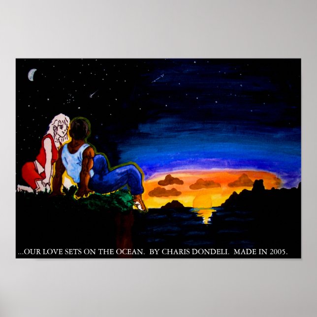 POSTER COUCHER DE SOLEIL DE CHARIS (Devant)