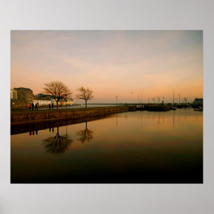 Poster Coucher de soleil de Galway