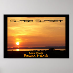 Poster Coucher de soleil de Gumbo