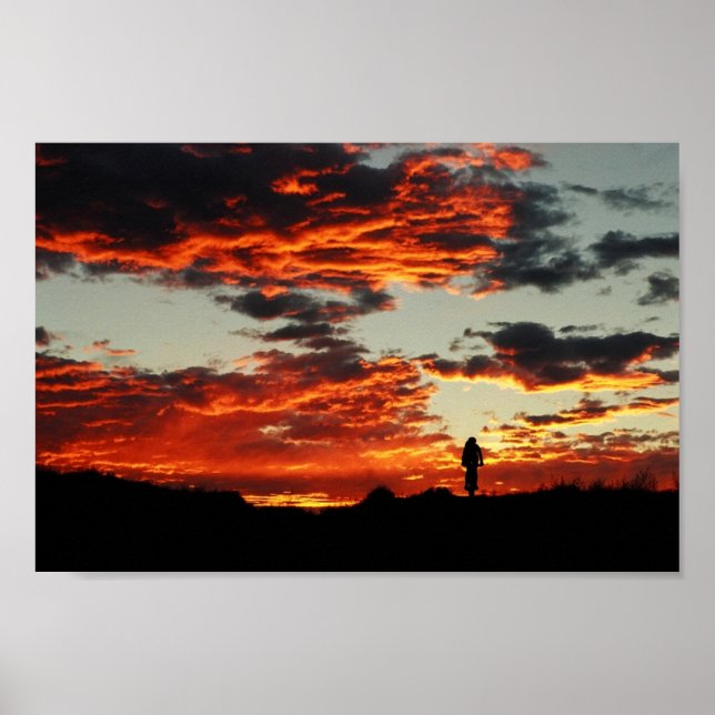 Poster Coucher de soleil de Moab (Devant)