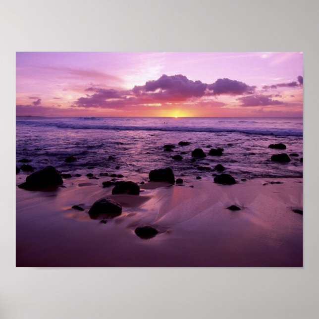 Poster Coucher de soleil de Molaki (Devant)