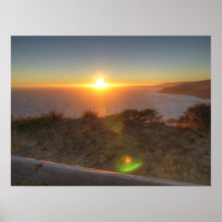 Poster Coucher de soleil de Muir Beach
