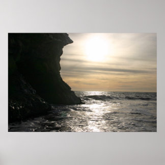 Poster Coucher de soleil de père Noël Cruz