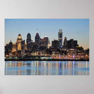 Poster coucher de soleil de Philly