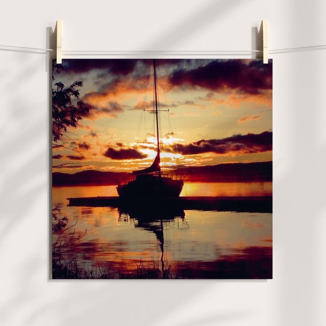 Poster Coucher de soleil de Rocky Point (Rocky Point Sunset Poster)