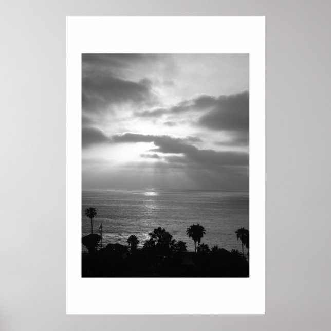 Poster Coucher de soleil de San Diego (Devant)