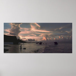 Poster Coucher de soleil de Tarague