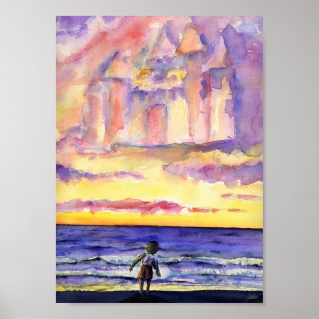 Poster Coucher de soleil de Thoreau (Devant)