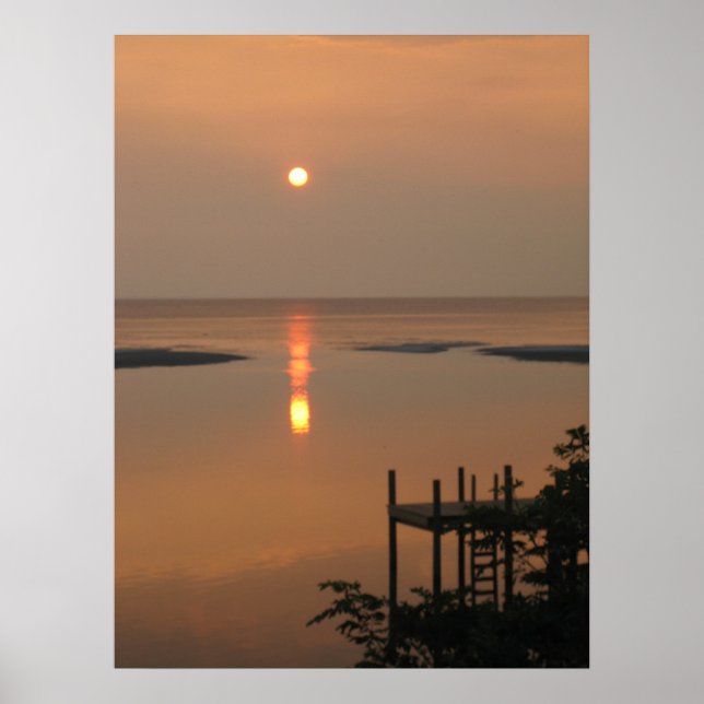 Poster Coucher de soleil de Virginie (Devant)