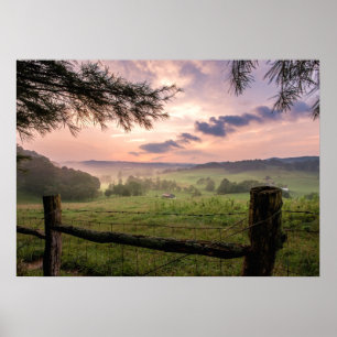 Poster Coucher de soleil de Virginie