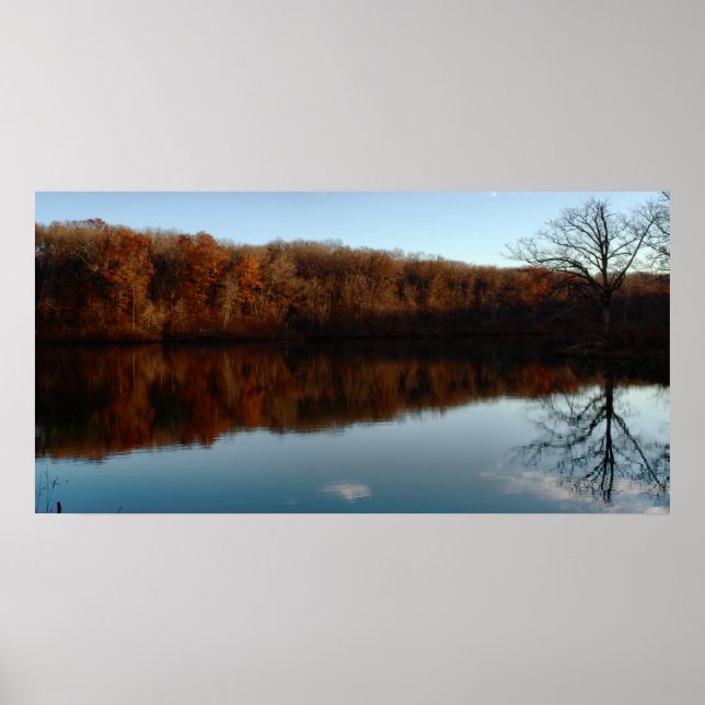 Poster Coucher de soleil du Missouri à Poosey (Devant)