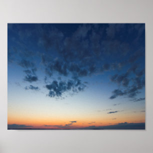 Poster Coucher de soleil Elk Rapids