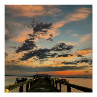 Poster Coucher de soleil en Floride