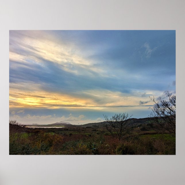 Poster Coucher de soleil en Irlande 17 (Devant)
