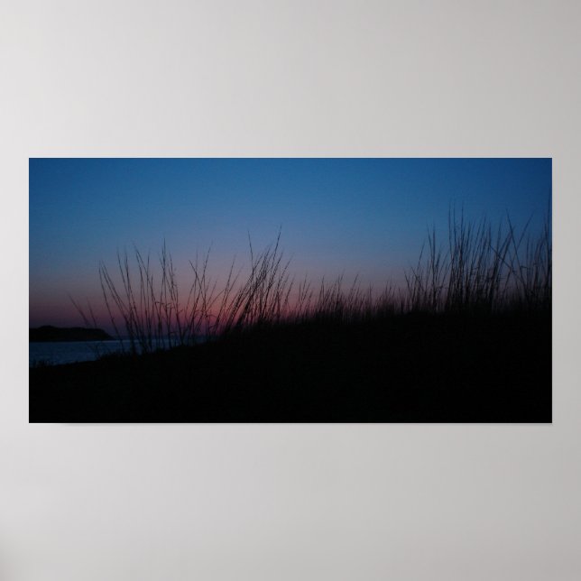 Poster Coucher de soleil en NC (Devant)
