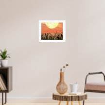 Coucher de soleil glorieux - Art numérique