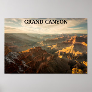POSTER COUCHER DE SOLEIL GRAND CANYON