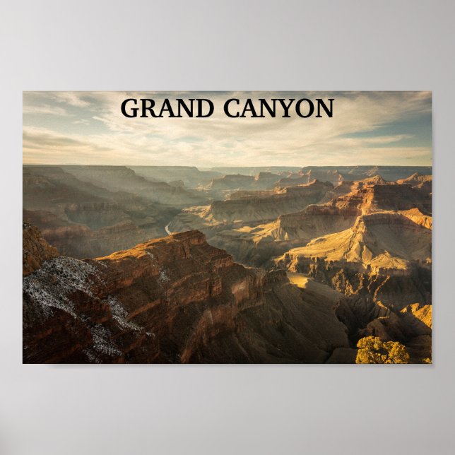POSTER COUCHER DE SOLEIL GRAND CANYON (Devant)