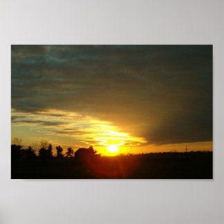Poster Coucher de soleil I-57