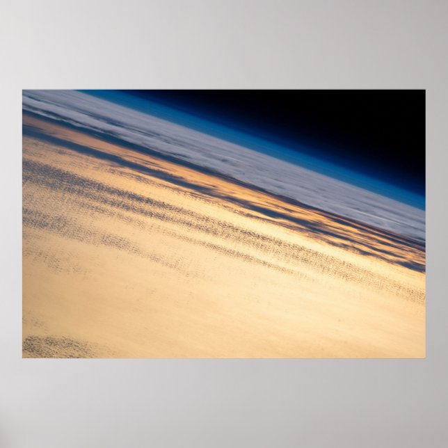Poster Coucher De Soleil Orbital Au Large De La Basse Cal (Devant)