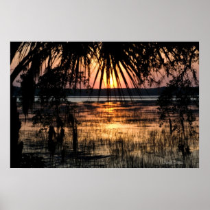 Poster Coucher de soleil sur Hilton Head #2