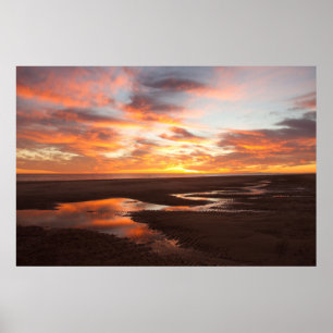 Poster Coucher De Soleil Sur La Mer De Cortez