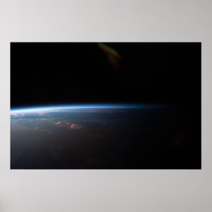 Poster Coucher de soleil sur l'Amérique du Sud
