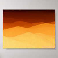 Coucher de soleil sur les montagnes