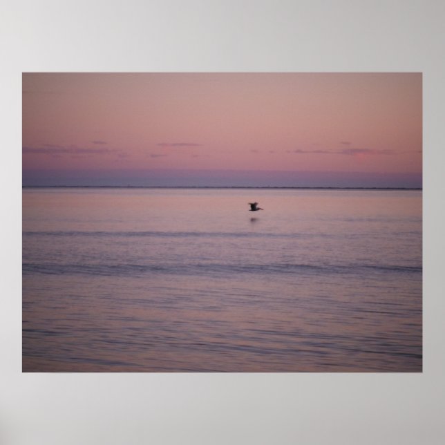 Poster Coucher de soleil sur l'île de Sullivan (Devant)