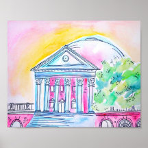 Coucher de soleil UVA Rotunda