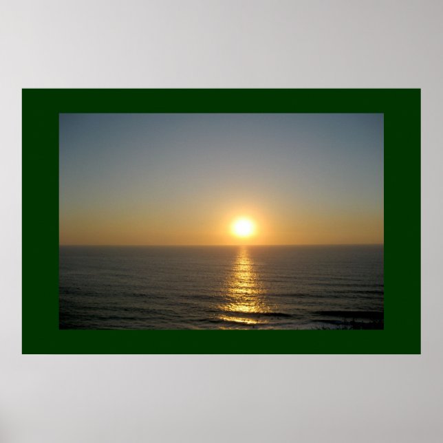 Poster Coucher du soleil (Devant)