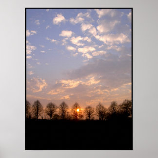 Poster Coucher du soleil