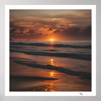 Poster Coucher du soleil