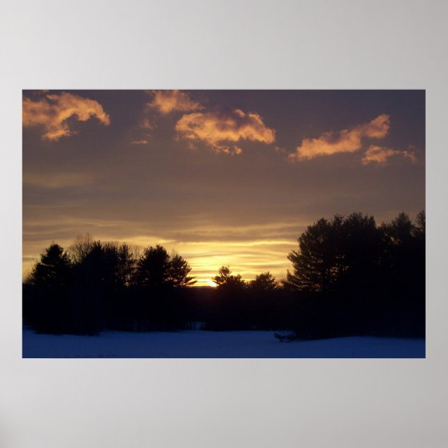 Poster Coucher du soleil (Devant)